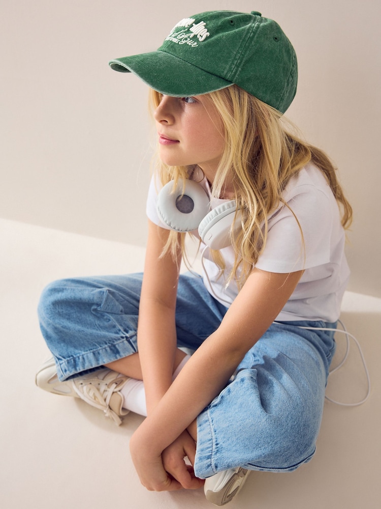 Buy Green Slogan Baseball Cap (1-16yrs) from Next Egypt