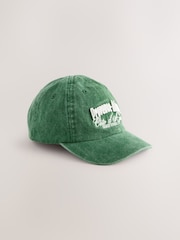 Green Slogan Baseball Cap (1-16yrs) - Image 6 of 7