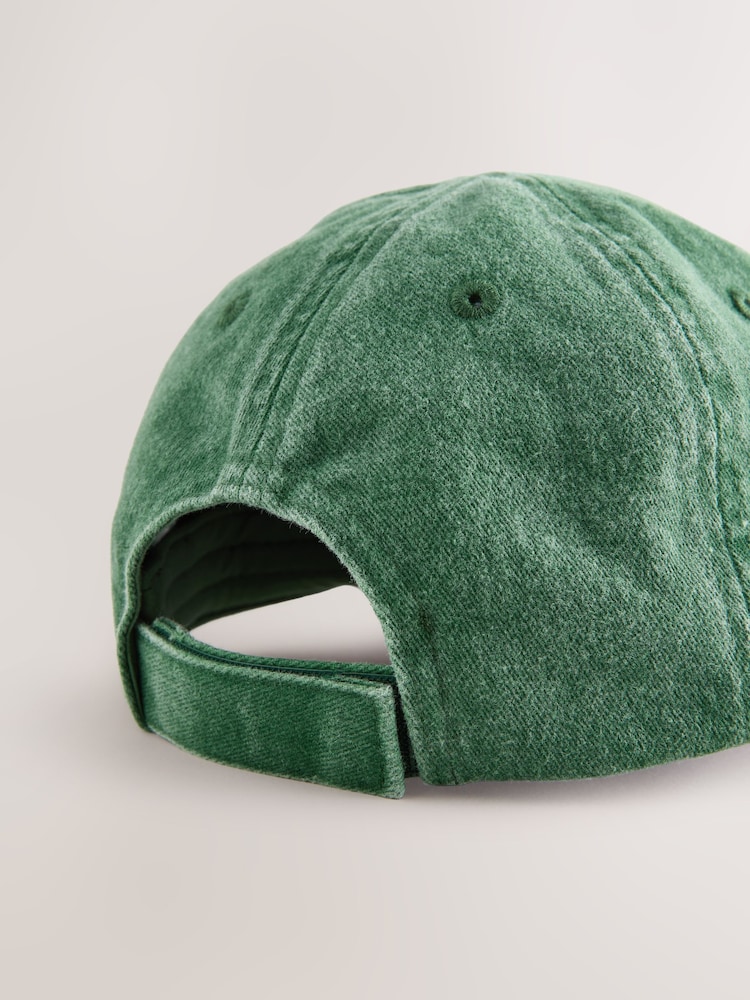Green Slogan Baseball Cap (1-16yrs) - Image 7 of 7