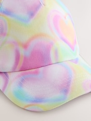 Multi Tie Dye Heart Baseball Cap (1-13yrs) - Image 2 of 3