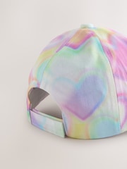 Multi Tie Dye Heart Baseball Cap (1-13yrs) - Image 3 of 3