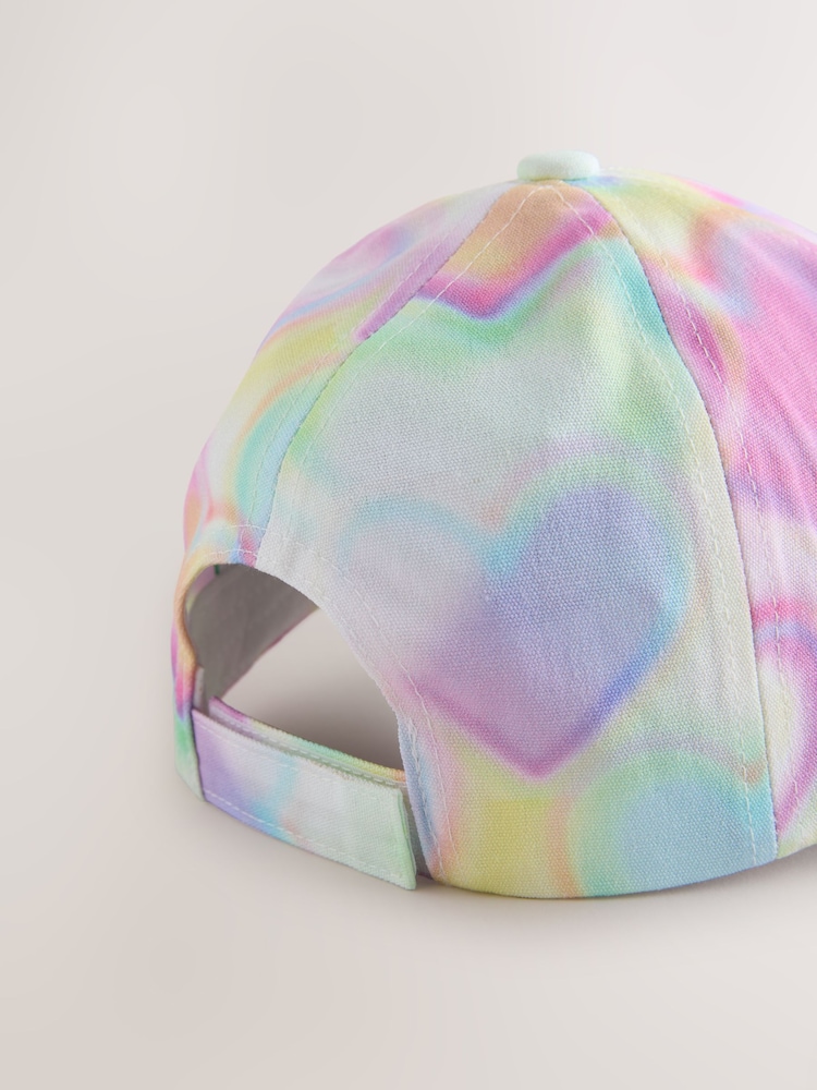 Multi Tie Dye Heart Baseball Cap (1-13yrs) - Image 3 of 3