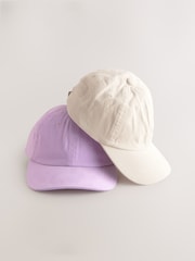 Gelb und Lila - Baseball Caps 2 Pack (1-16yrs) - Bild 1 von 4