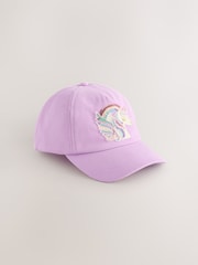 Pink Unicorn Baseball 100% Cotton Cap (1-13yrs) - Image 1 of 3