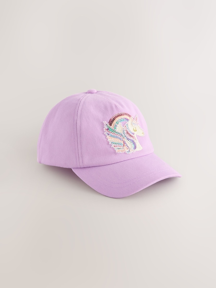 Pink Unicorn Baseball 100% Cotton Cap (1-13yrs) - Image 1 of 3