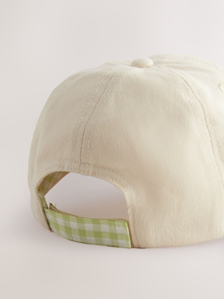 Cream Strawberry Baseball Cap (1-13yrs) - Image 3 of 3