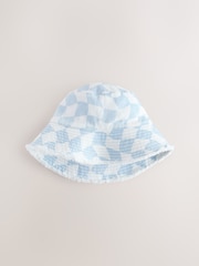 Blue/Ecru Wash Bucket Hat (1-16yrs) - Image 1 of 3