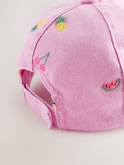 Pink 100% Cotton Denim Baseball Cap (3mths-16yrs) - Image 5 of 5