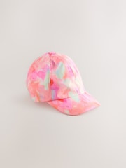 Orange/Pink Tie Dye Baseball Cap (3-16yrs) - Image 1 of 3