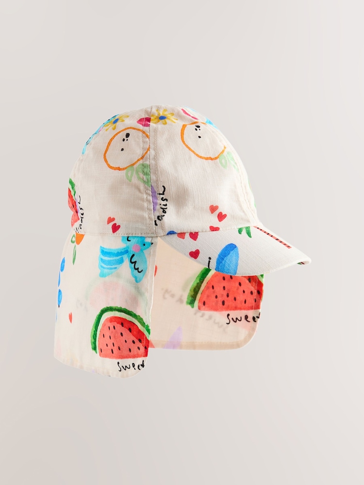 Multi Legionnaire 100% Cotton Hat (3mths-10yrs) - Image 3 of 3
