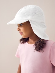 White Legionnaire 100% Cotton Hat (3mths-10yrs) - Image 1 of 5