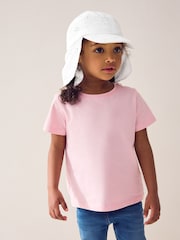 White Legionnaire 100% Cotton Hat (3mths-10yrs) - Image 2 of 5