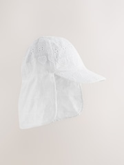 White Legionnaire 100% Cotton Hat (3mths-10yrs) - Image 3 of 5