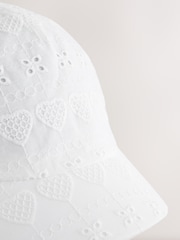 White Legionnaire 100% Cotton Hat (3mths-10yrs) - Image 4 of 5