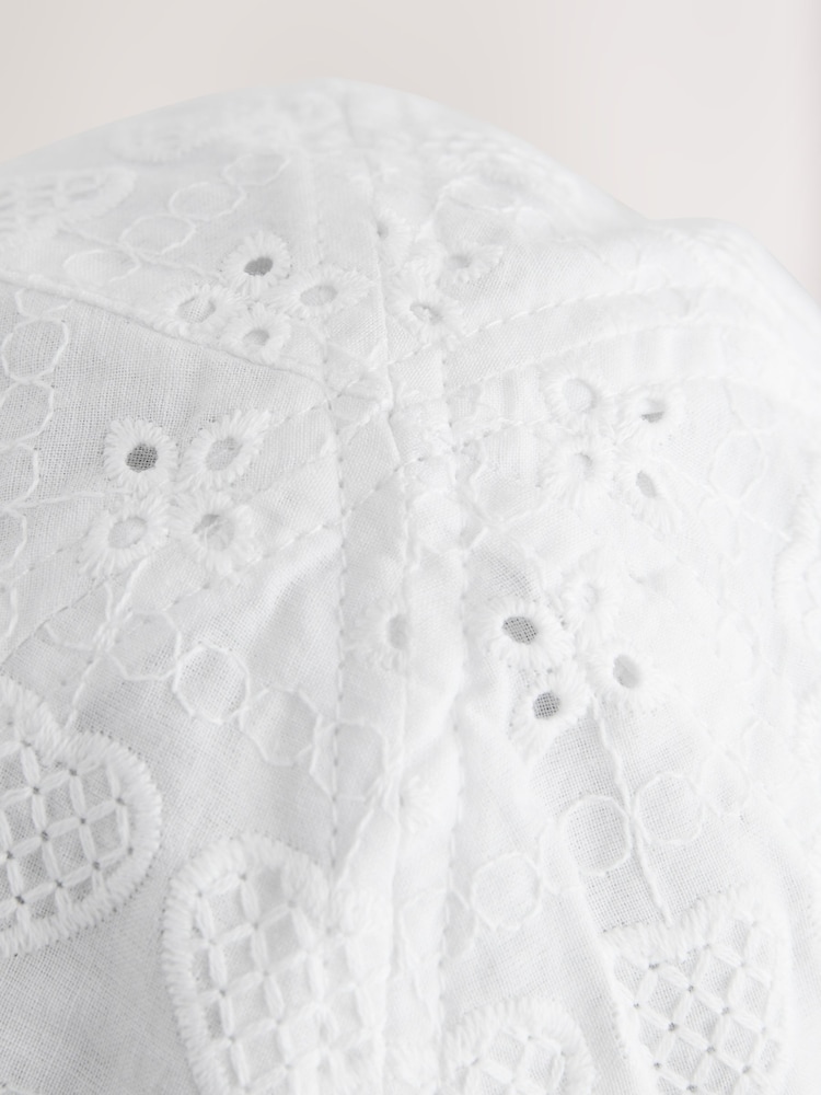 White Legionnaire 100% Cotton Hat (3mths-10yrs) - Image 5 of 5