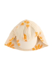 Yellow Legionnaire 100% Cotton Hat (3mths-10yrs) - Image 3 of 4