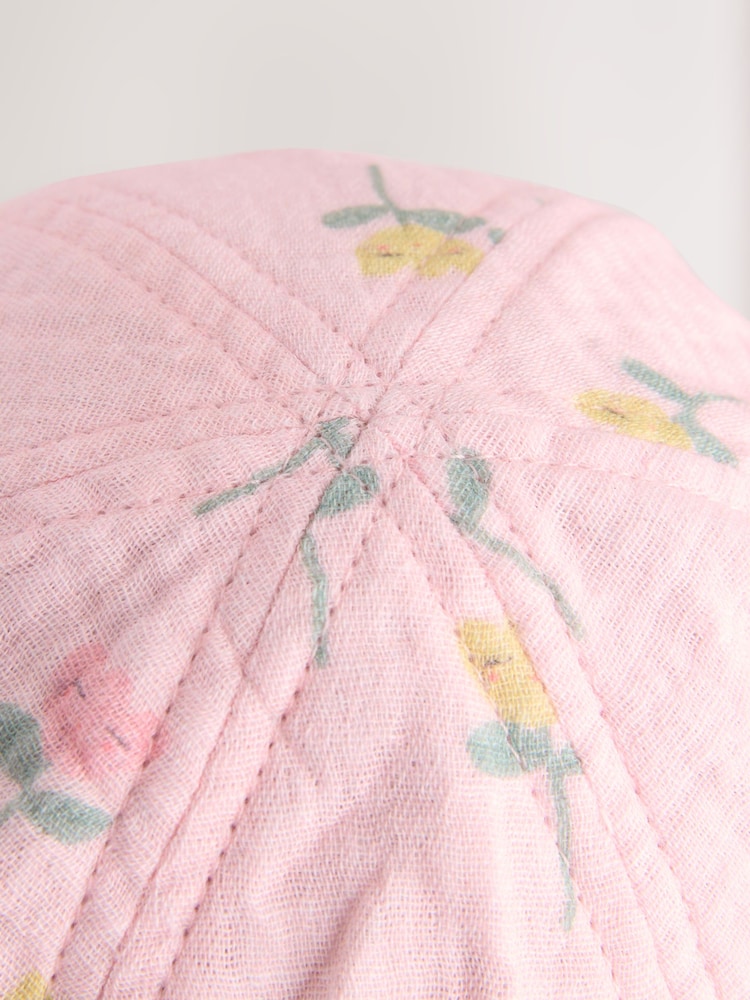 Pink Legionnaire 100% Cotton Hat (3mths-10yrs) - Image 3 of 3