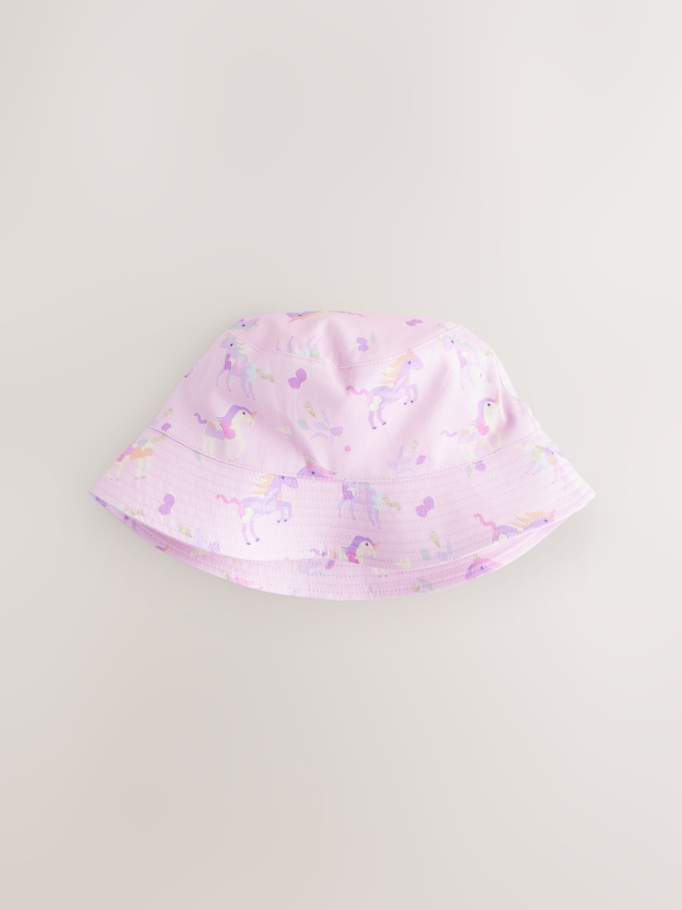 White Bucket Hats 2 Pack (3mths-16yrs) - Image 2 of 5