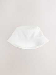 White Bucket Hats 2 Pack (3mths-16yrs) - Image 3 of 5