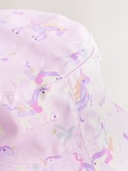 White Bucket Hats 2 Pack (3mths-16yrs) - Image 4 of 5