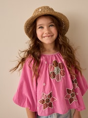 Cream Cloche Bucket Hat (3-16yrs) - Image 2 of 5