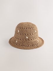 Cream Cloche Bucket Hat (3-16yrs) - Image 3 of 5