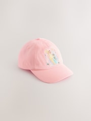 Rosa - Disney Princesses 100% Cotton Baseball Cap (1-13yrs) - Imagen 1 de 3