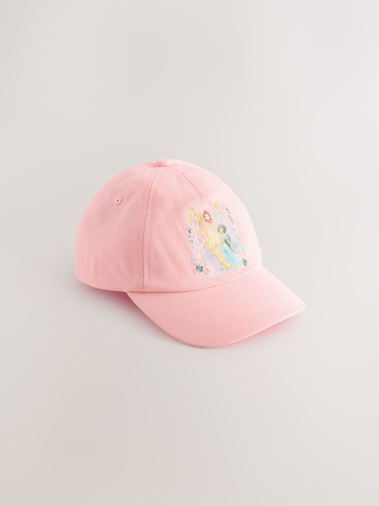 Rosa - Disney Princesses 100% Cotton Baseball Cap (1-13yrs) - Imagen 1 de 3