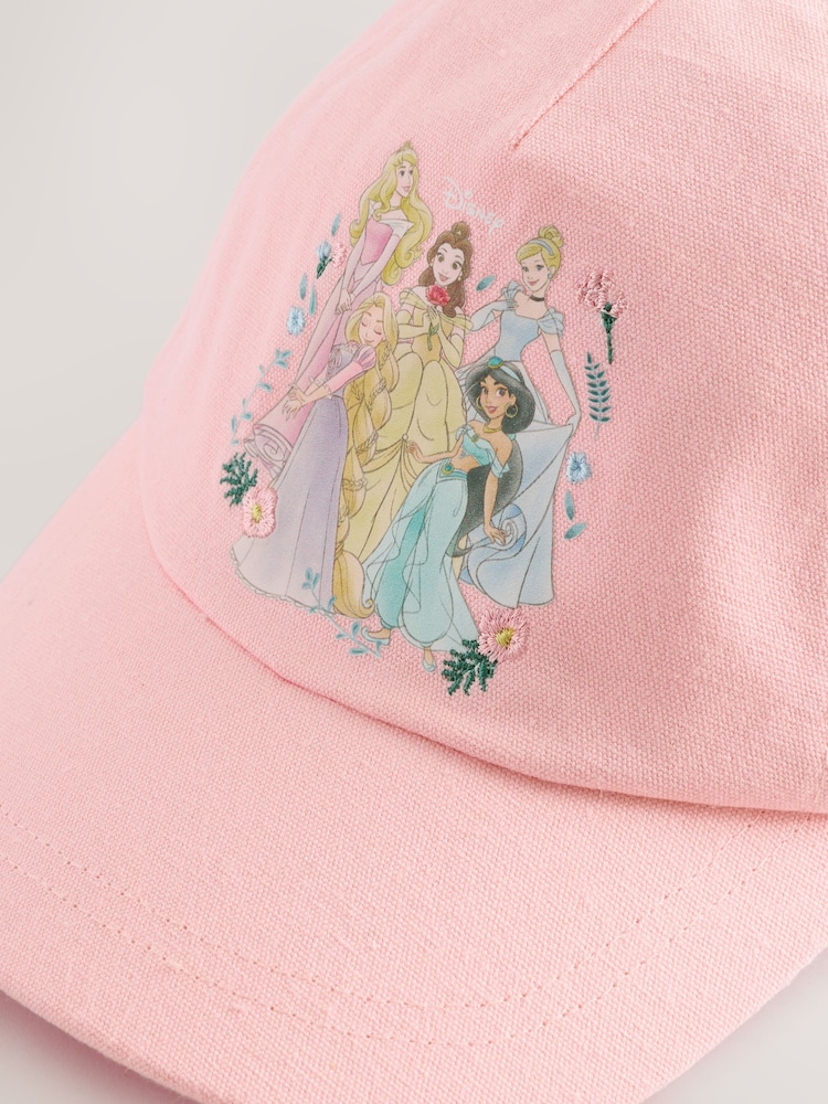 Rosa - Disney Princesses 100% Cotton Baseball Cap (1-13yrs) - Imagen 2 de 3