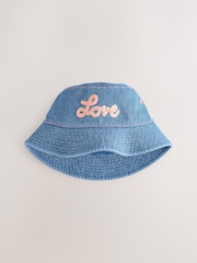 Denim Dark Wash Denim Bucket Hat (3mths-16yrs) - Image 1 of 3