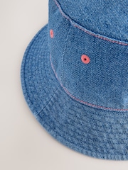 Denim Dark Wash Denim Bucket Hat (3mths-16yrs) - Image 3 of 3