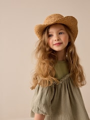 Multi Crochet Cherry Fedora Hat (3-13yrs) - Image 2 of 6