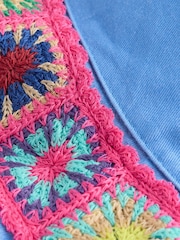 Blue Crochet Bucket Hat (3-16yrs) - Image 6 of 6