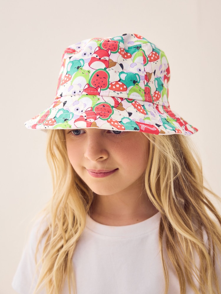 Multi Squishmallow 100% Cotton Bucket Hat (5-13yrs) - Image 1 of 5