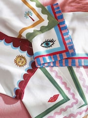 Eleanor Bowmer Set of 4 White Electric Coast Icon 100% Cotton Napkins - Image 2 of 6