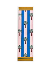 Eleanor Bowmer Pink Electric Coast Palm Tree Table Runner - Image 1 of 4