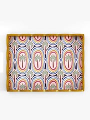 Eleanor Bowmer Yellow Eleanor Bowmer Electric Coast Palm Tree Tray - Image 2 of 3