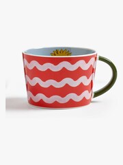Eleanor Bowmer Set of 2 Red Electric Coast Sun Mugs - Image 4 of 4
