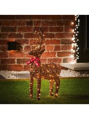 Premier Decorations Ltd Light Up Christmas Reindeer Decoration - Image 2 of 2