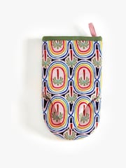 Eleanor Bowmer Set of 2 Green Electric Coast Palm Tree Single Oven Glove Tea 100% Cotton Towels Set - Image 5 of 6