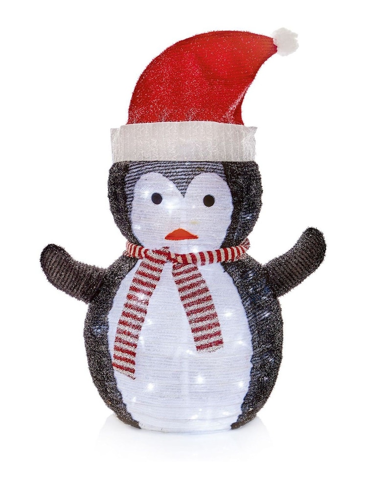 Premier Decorations Ltd Light Up Christmas Penguin Decoration - Image 1 of 1