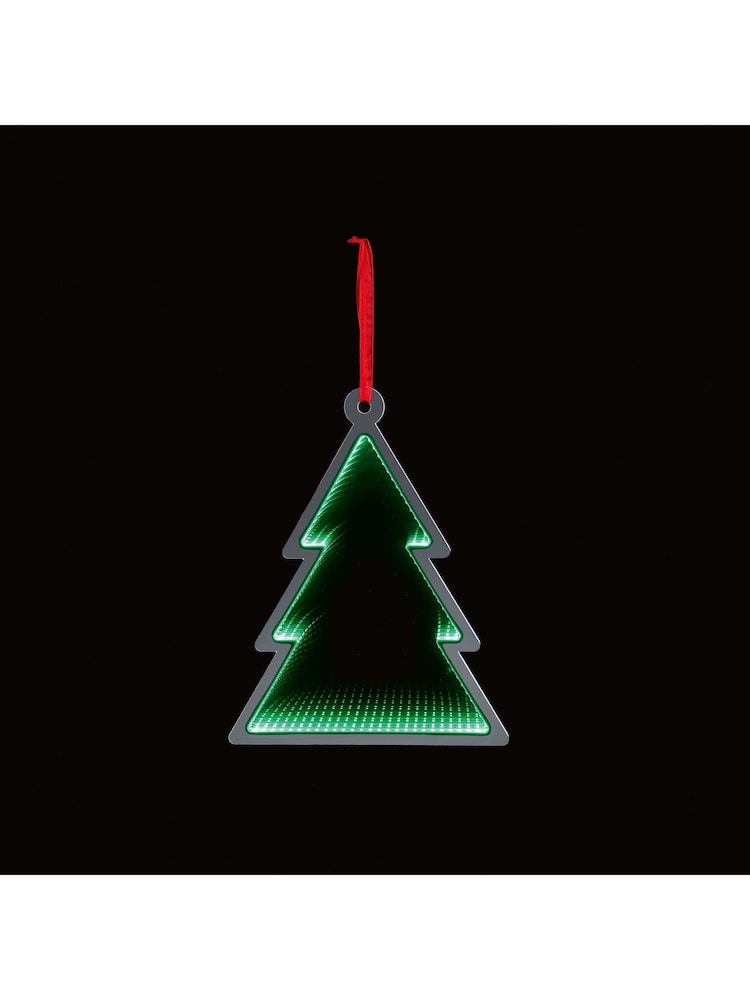 Premier Decorations Ltd 40cm Standing Tree Infinity Mirror Lights - Image 1 of 1