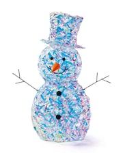 Premier Decorations Ltd Light Up Christmas Snowman Decoration - Image 1 of 1