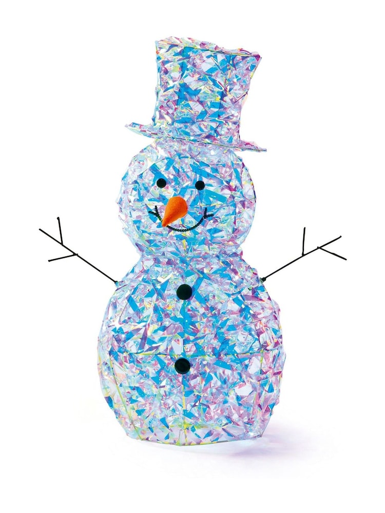 Premier Decorations Ltd Light Up Christmas Snowman Decoration - Image 1 of 1