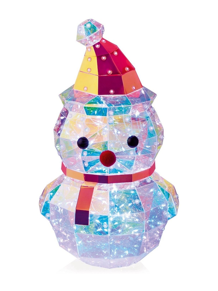 Premier Decorations Ltd Light Up Christmas Snowman Decoration - Image 1 of 1