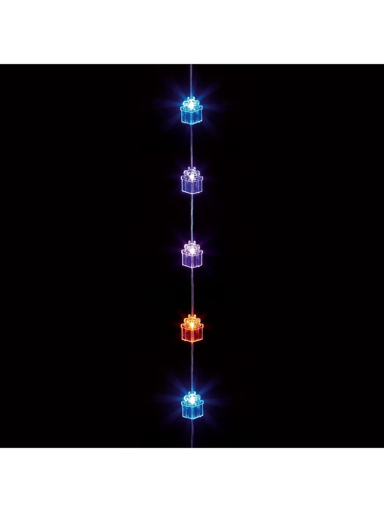 Premier Decorations Ltd Rainbow lexi Bright LED Gift Box Curtain Lights - Image 2 of 3