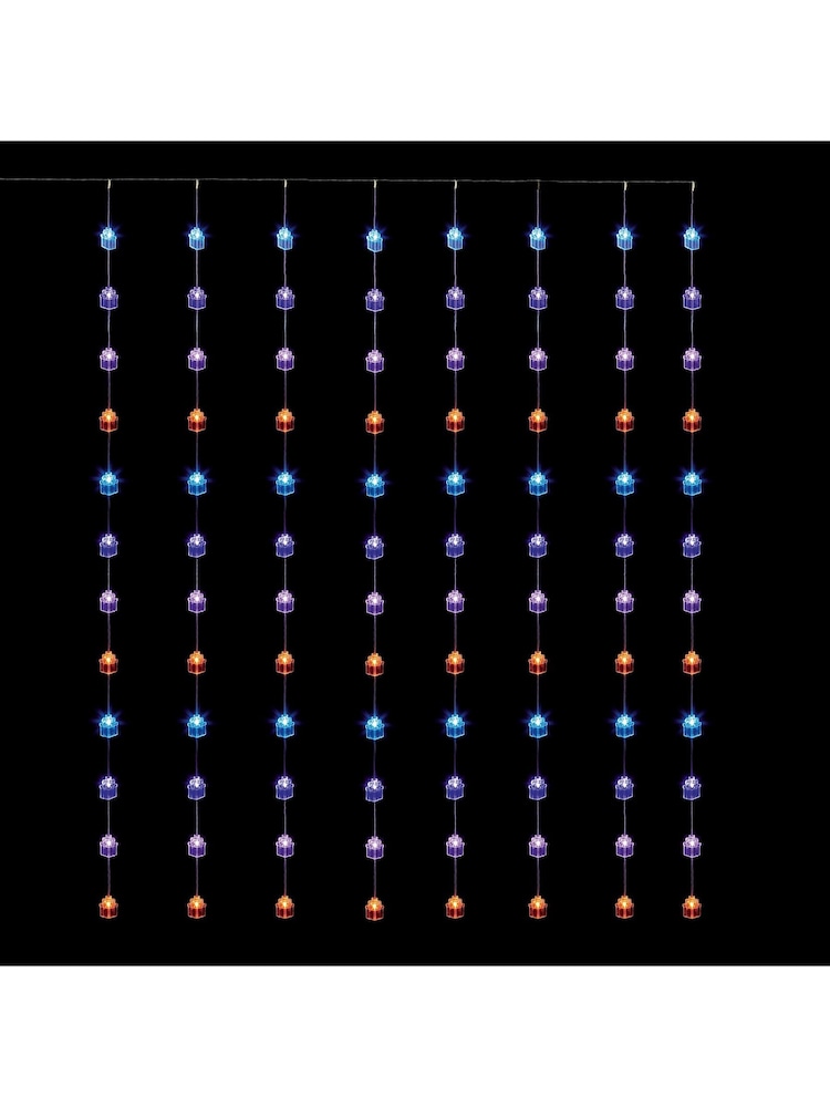 Premier Decorations Ltd Rainbow lexi Bright LED Gift Box Curtain Lights - Image 3 of 3