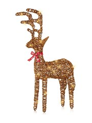 Premier Decorations Ltd 1.1m Outdoor Light Up Standing Christmas Reindeer - Image 2 of 2