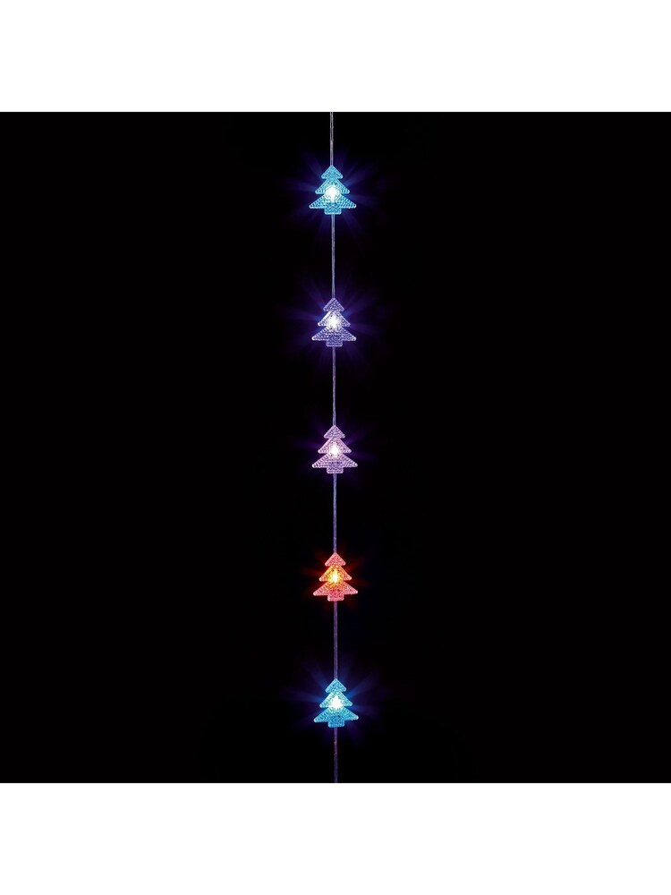 Premier Decorations Ltd Rainbow Trees Flexi Bright LED Christmas Window Curtain Lights - Image 2 of 3