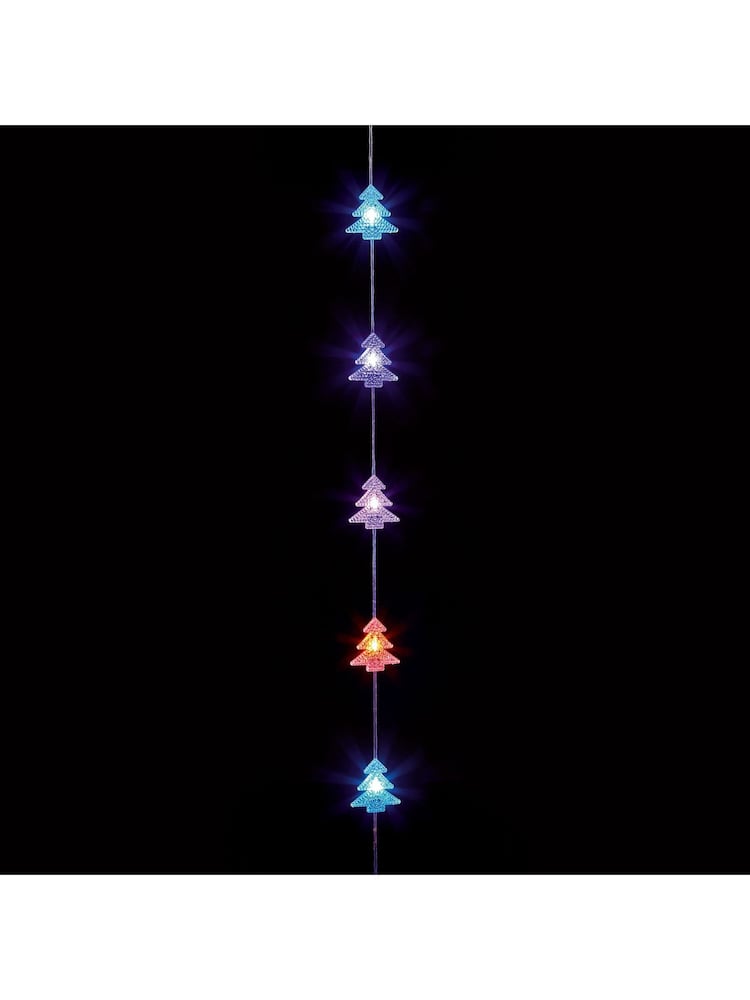 Premier Decorations Ltd Rainbow Trees Flexi Bright LED Christmas Window Curtain Lights - Image 2 of 3 Premier Decorations Ltd Rainbow Trees Flexi Bright LED Christmas Window Curtain Lights - Image 2 of 3